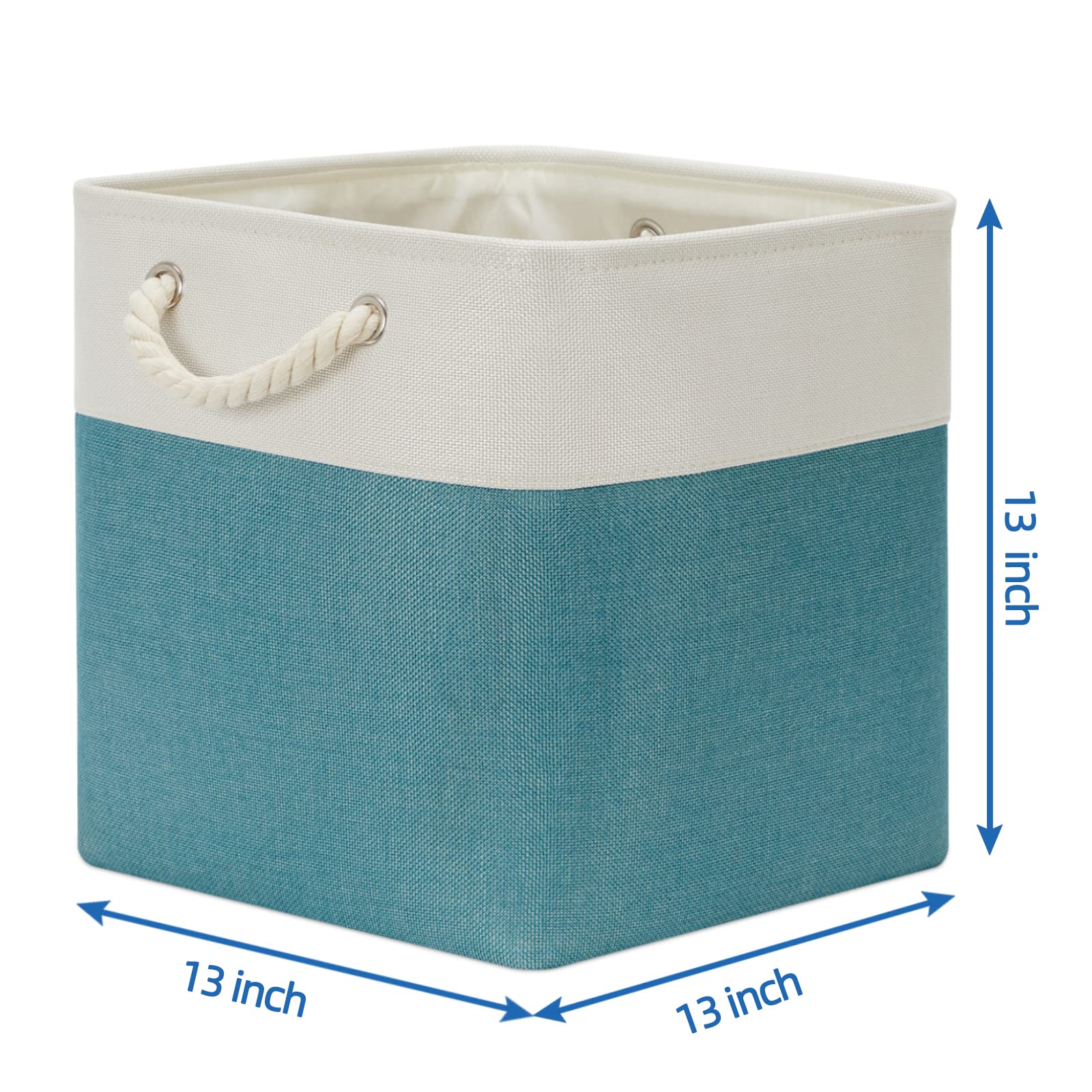 Temary Fabric Storage Baskets Set Of 4 Storage Cube 13X13 Baskets For Shelf, Large Storage Basket For Gift Empty Baskets For Org