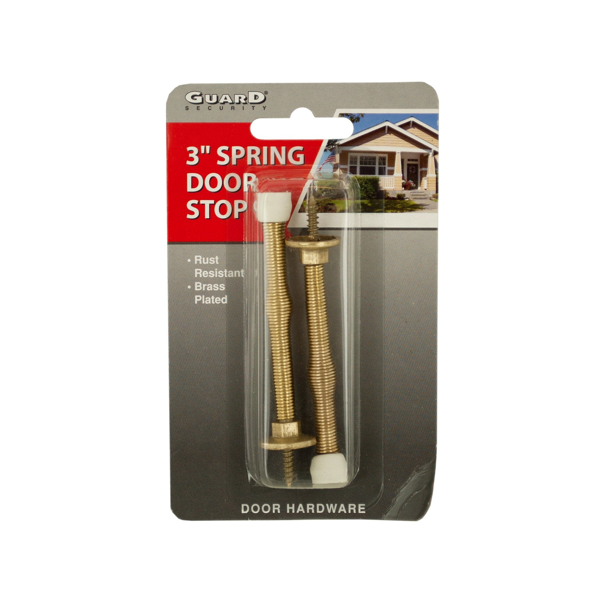 Kole Imports Brass-Plated Spring Door Stops