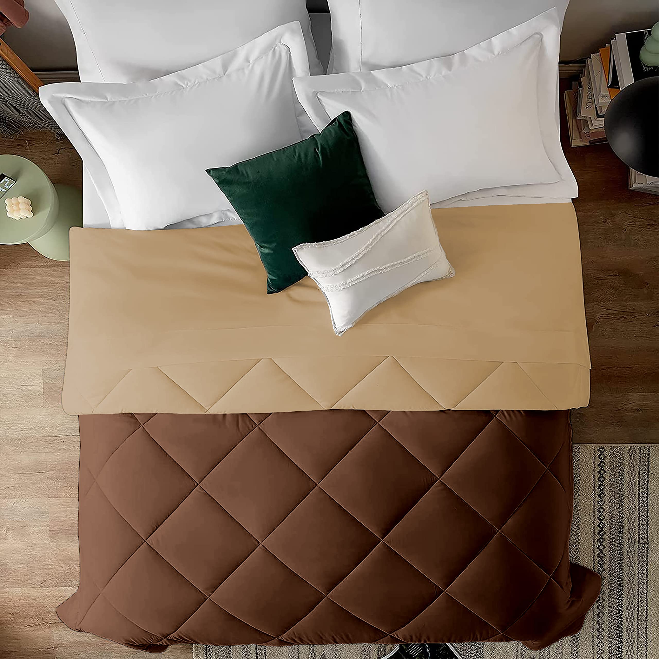 Edmund  600 Gsm Heavy Winter Reversible Comforter For Single Bed Comforter/Duvet/Rajai/Quilt/Blanket (90 X 60) Inches  Winte