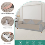 Foxdecor Large Couch Arm Covers, Backrest Covers Headrest Cover For Couch, Anti-Slip Sofa Seat Protectors Sofa Arm Protector Set