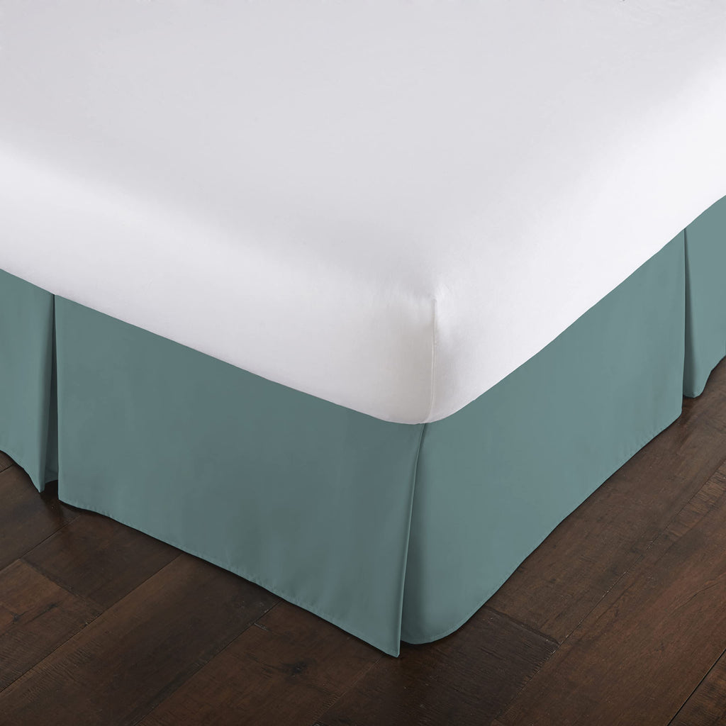 Southshore Fine Living, Inc. Hotel Quality Queen Bed Skirt - 15' Drop, Elegant Pleated Design, Premium Dust Ruffle/Queen Size B
