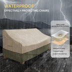 Cosfly Patio Furniture Covers Waterproof, Outdoor Sofa Cover Heavy Duty Fits Up To 87W X 37D X 35H Inches