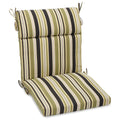 Blazing Needles Outdoor Seat/Back Chair Cushion, 22 x 45, Eastbay Onyx