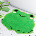NIGOWAYS Bathroom Rugs Mat,Frog Bath Rugs,Water Absorbent Non Slip Cute Bath Mat, Machine Wash Bathroom Mat,Bathroom Rug for Bat