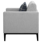 Coaster Home Furnishings Apperson Cushioned Back Arm Chair Light Grey