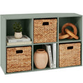 Best Choice Products 6-Cube Storage Organizer, 11in Shelf Opening, Bookcase, Display Shelf, Customizable w/ 3 Removable Back Pan