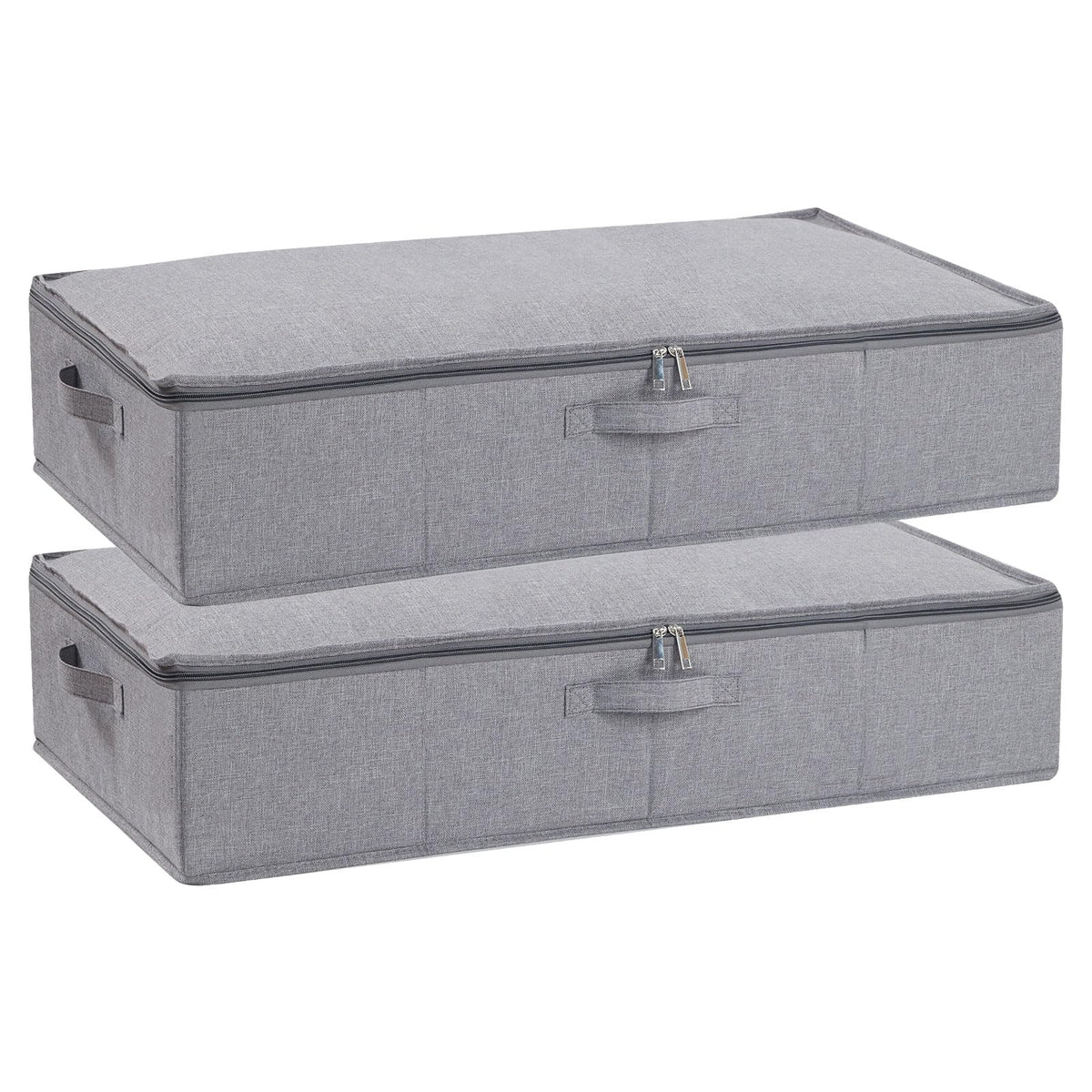 YheenLf Under Bed Storage Container,Grey,23.6x11.8x5.9 Inch,2 Pack
