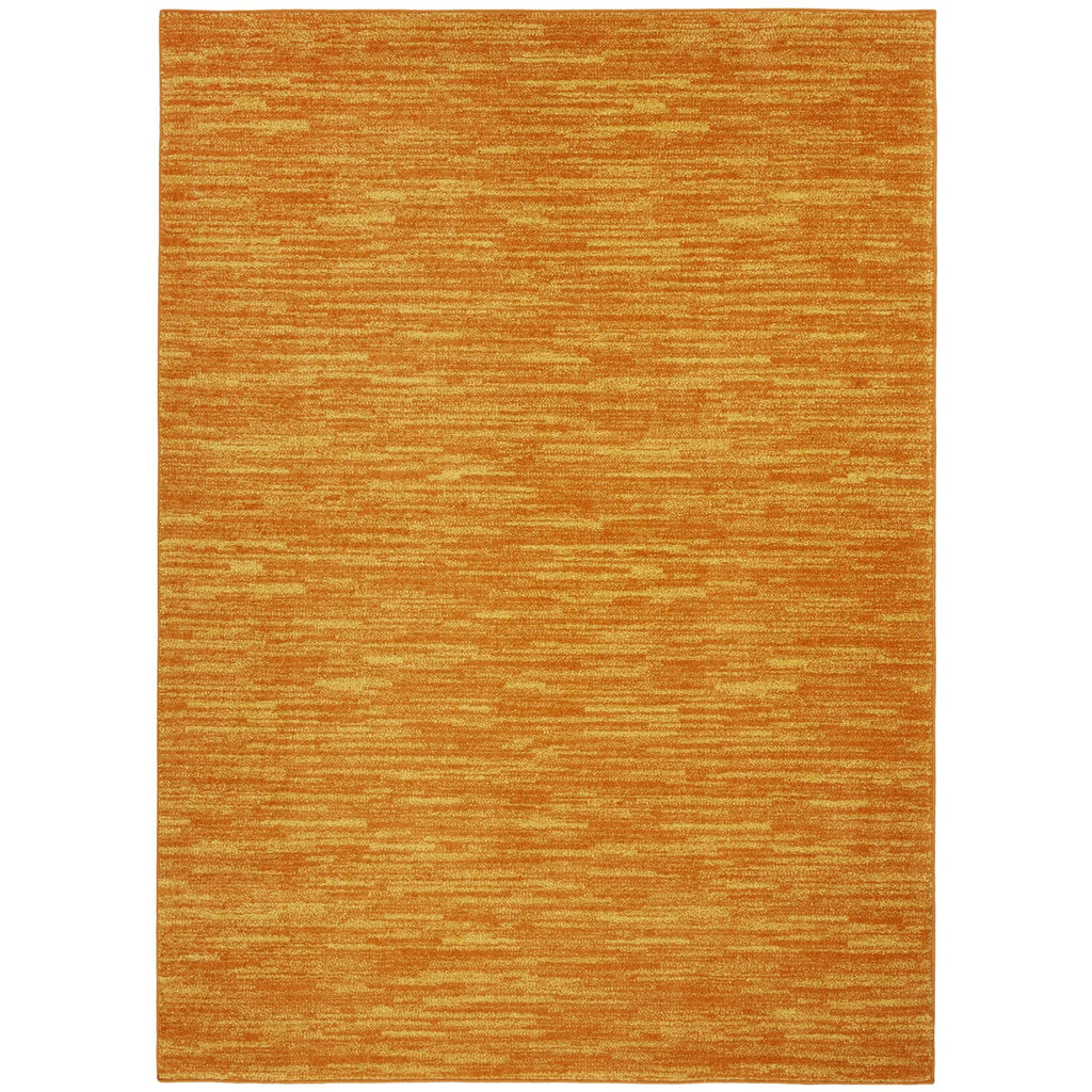 Nourison Essentials Indoor/Outdoor Sunburst 6' X 9' Area Rug, Easy -Cleaning, Non Shedding, Bed Room, Living Room, Dining Room, Backyard, Deck, Patio (6X9)