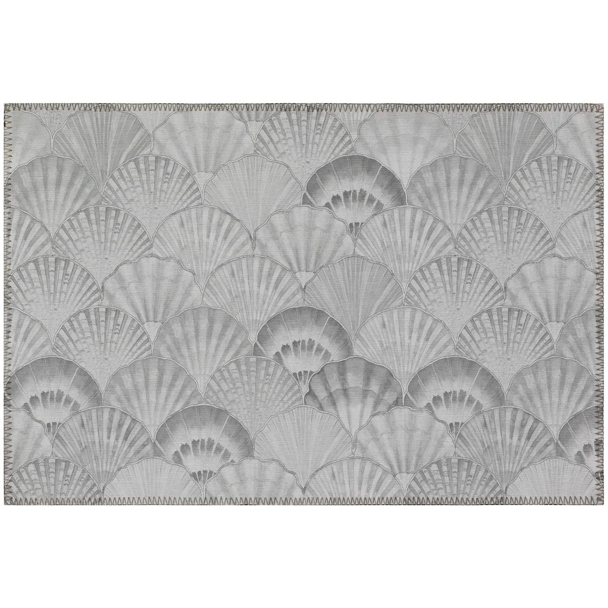 Seabreeze Sz2 Gray Coastal Rug Rectangle 10' X 14'