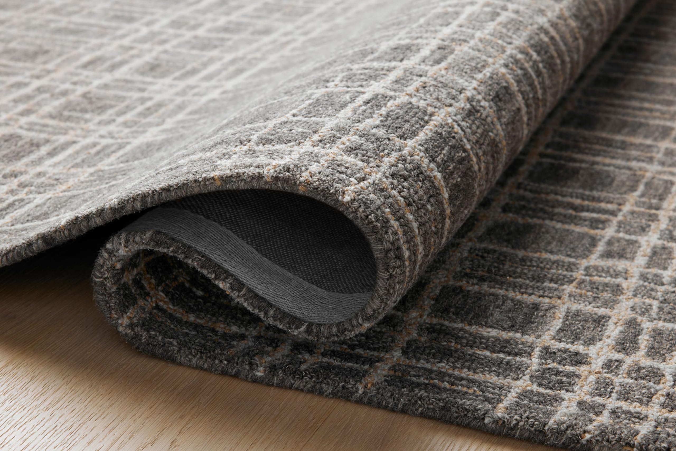 Loloi Chris Loves Julia X Polly Graphite/Pebble 2'-3'' X 3'-9'' Accent Rug