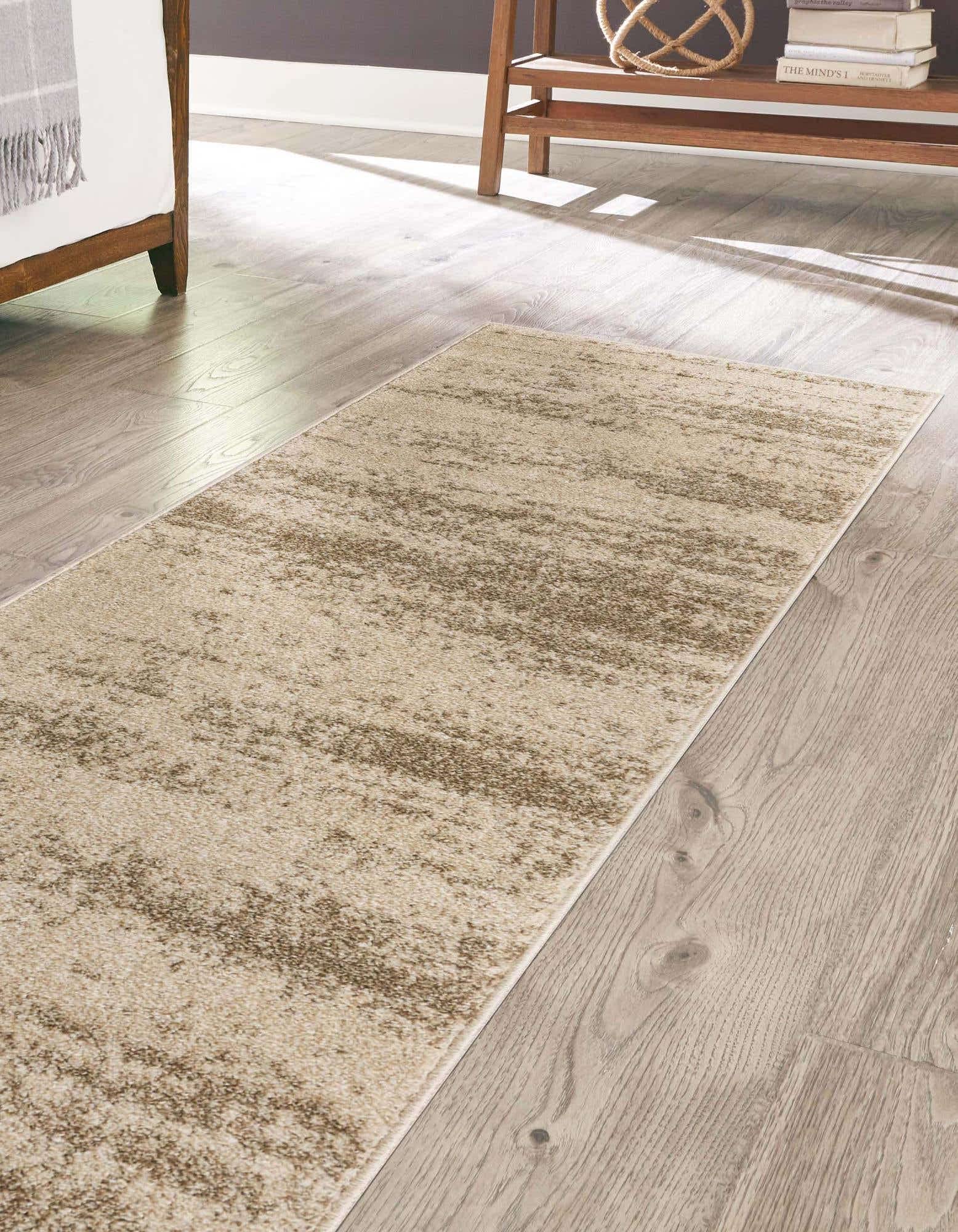 Unique Loom Del Mar Collection Area Rug - Lucille (2'X 8' Runner, Bone Beige)