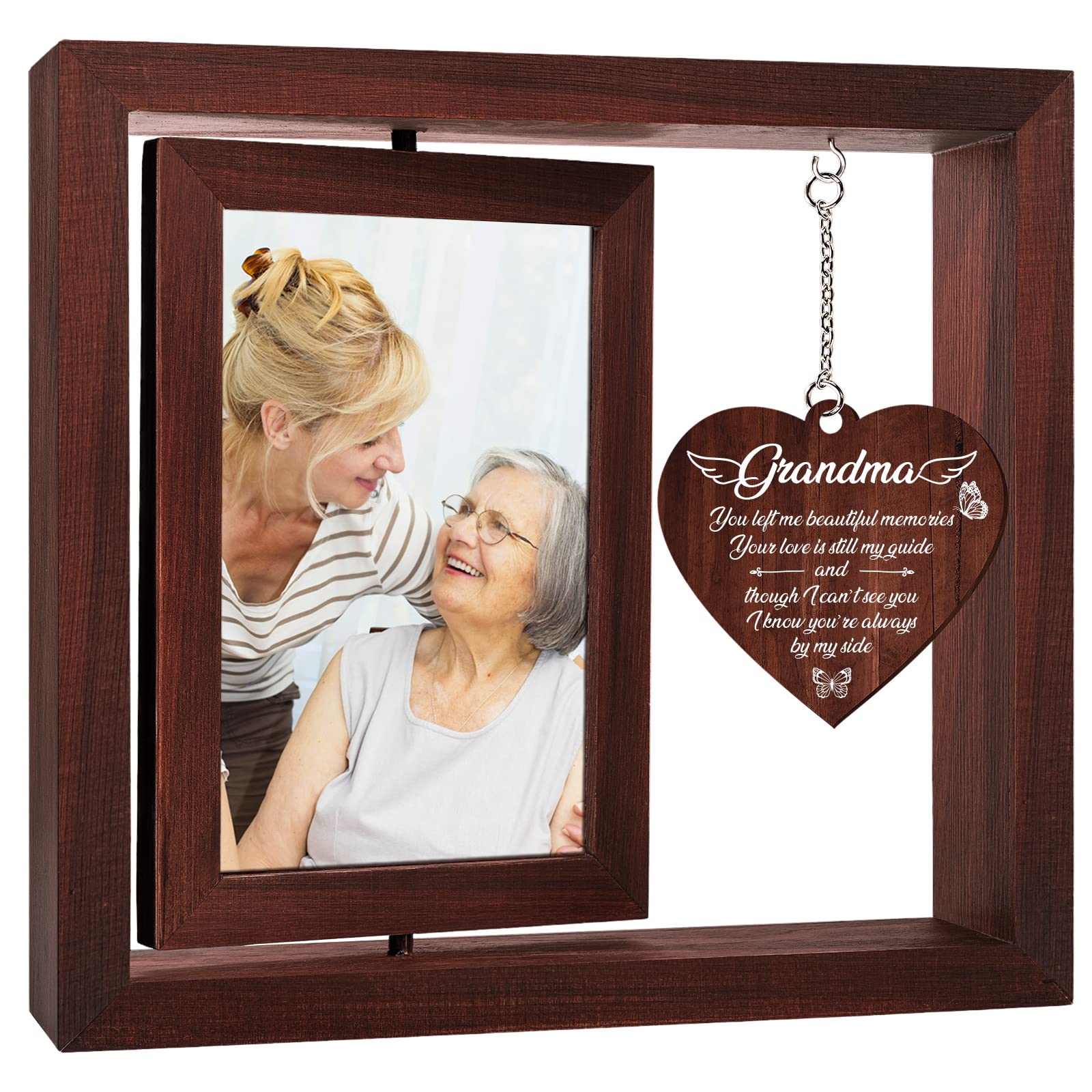 Memorial Gifts for Loss of Grandmother-Vetbuosa Grandmother Picture Frame, Sympathy Gifts for Loss of Grandma,bereavement Gifts 