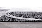Rugshop Contemporary Abstract Circle Design Soft Area Rug 8'8'' X 12' Brown