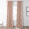 HPD Half Price Drapes Printed Curtain For Room Darkening 50 X 96 (1 Panel), BOCH-KC27-96, Henna