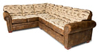American Furniture Classics Model Angler's Cove Two Piece sectional sofa, Brown