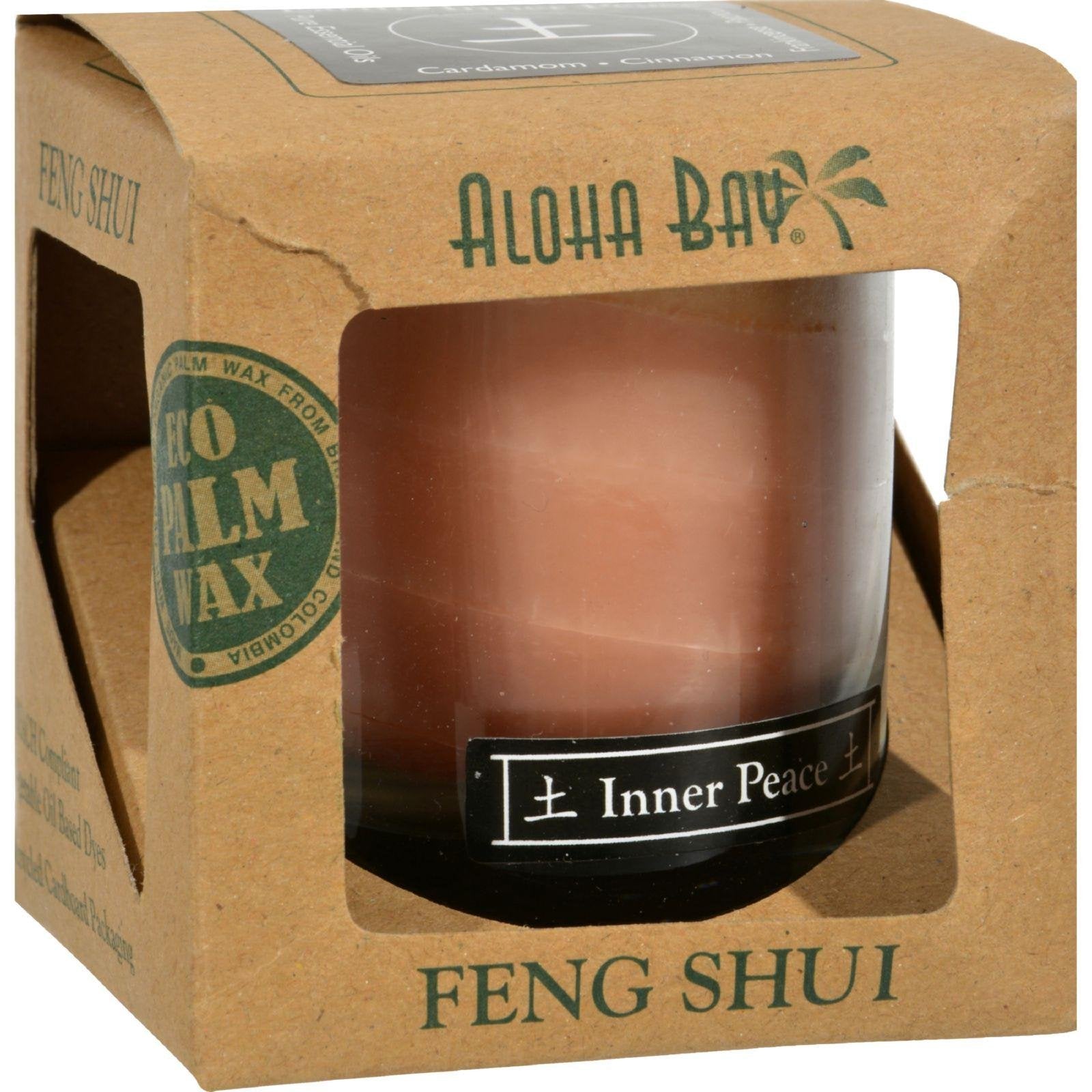 Aloha Bay Feng Shui Votiv Bx Earth 2.5 Oz