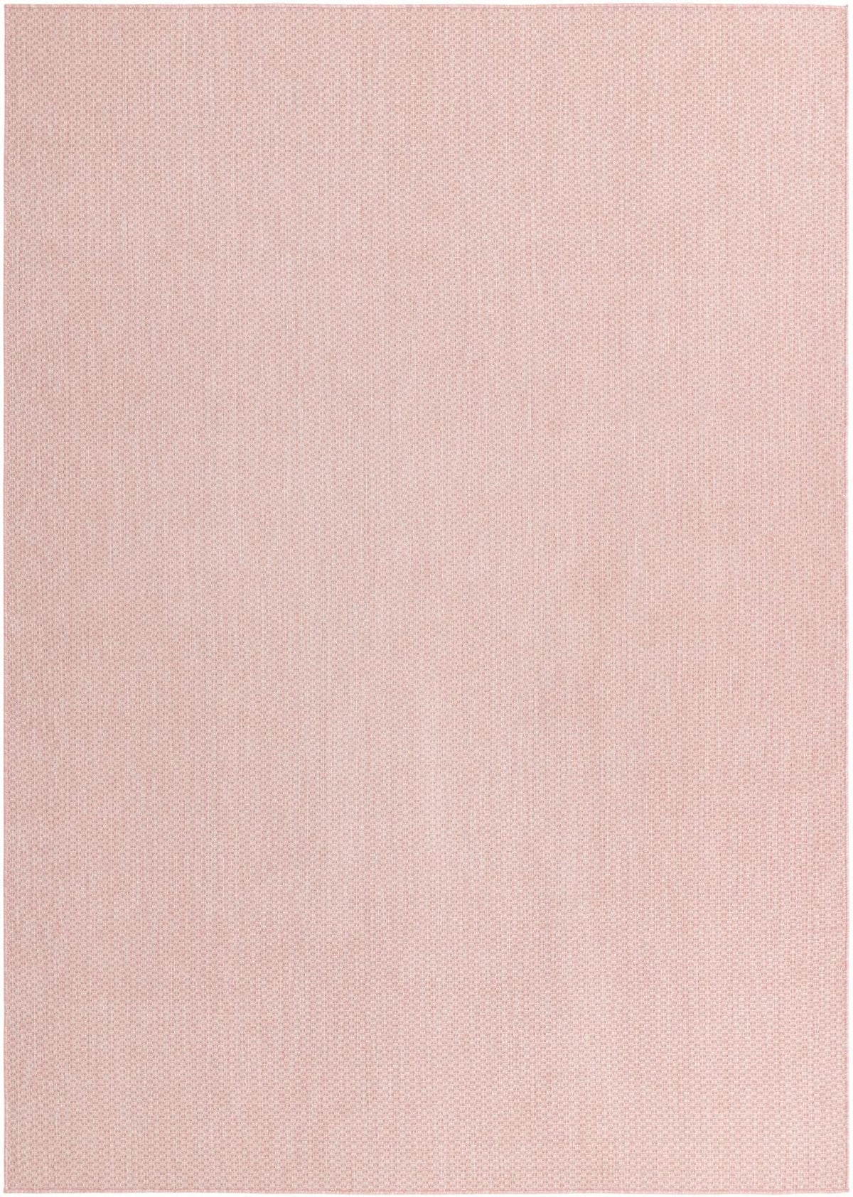 Unique Loom Collection Casual Transitional Solid Heathered Indoor/Outdoor Flatweave Area Rug (7' 10'' X 11' Rectangle, Whisper P