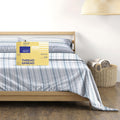 Thread Spread 100% Egyptian Cotton Printed Bed Sheets - 600 Thread Count 4 Pc Queen Sheet Set, Hotel Luxury Sateen Bedsheets, 16' Deep Pocket Soft Cooling Sheets For Queen Size Bed - Dotted Stripe