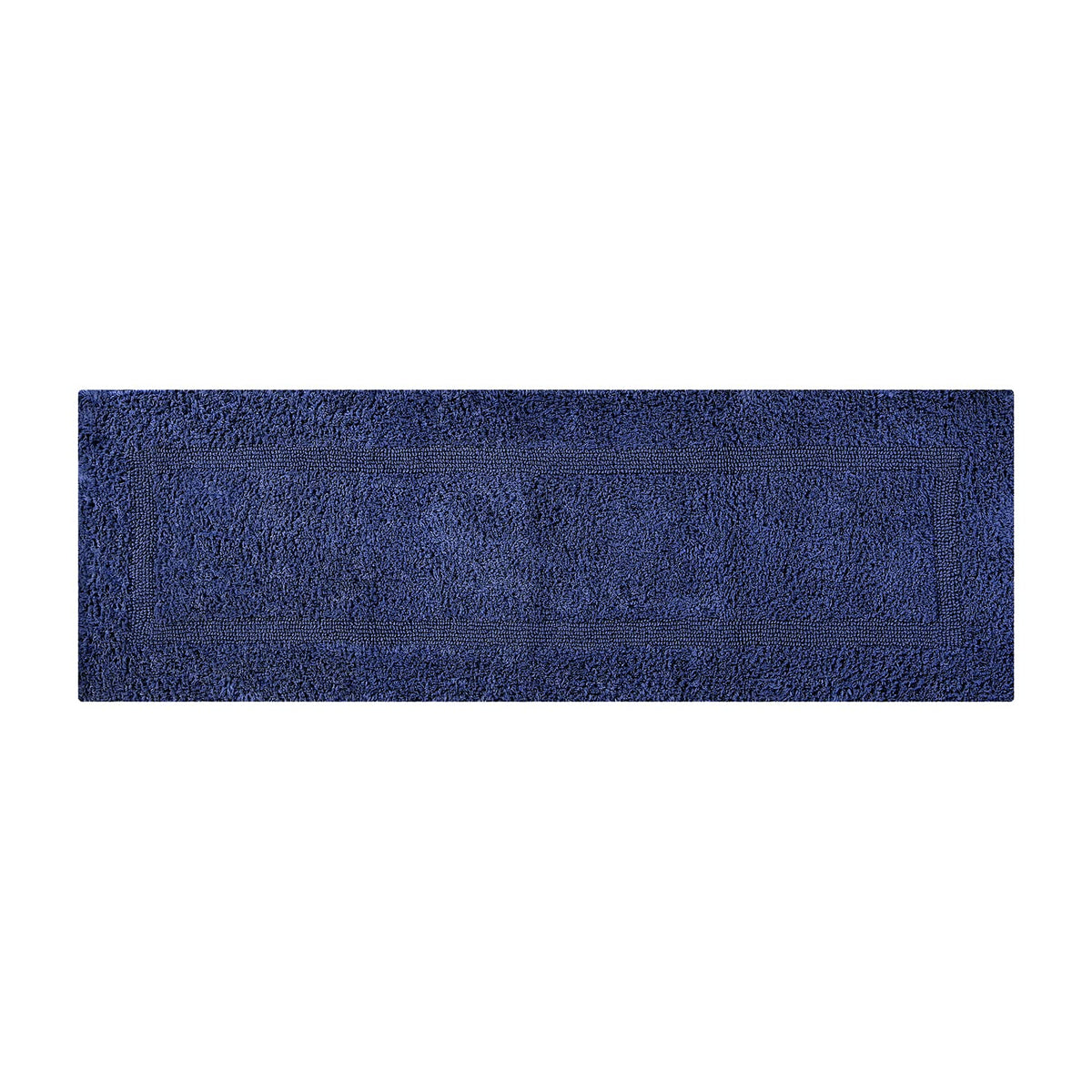 Better Trends 100% Cotton Lux Collection Bath Mats, Navy Bath Mat - Tufted, Reversible & Absorbent & Machine Washable Bath Mats 