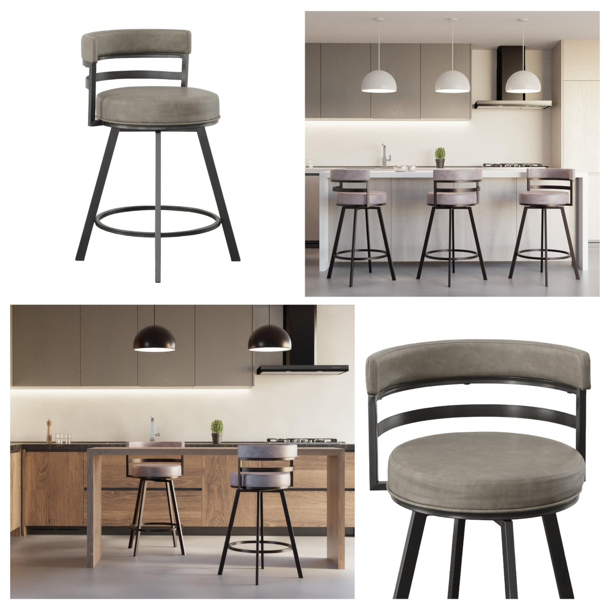 Gene Swivel Bar Stool