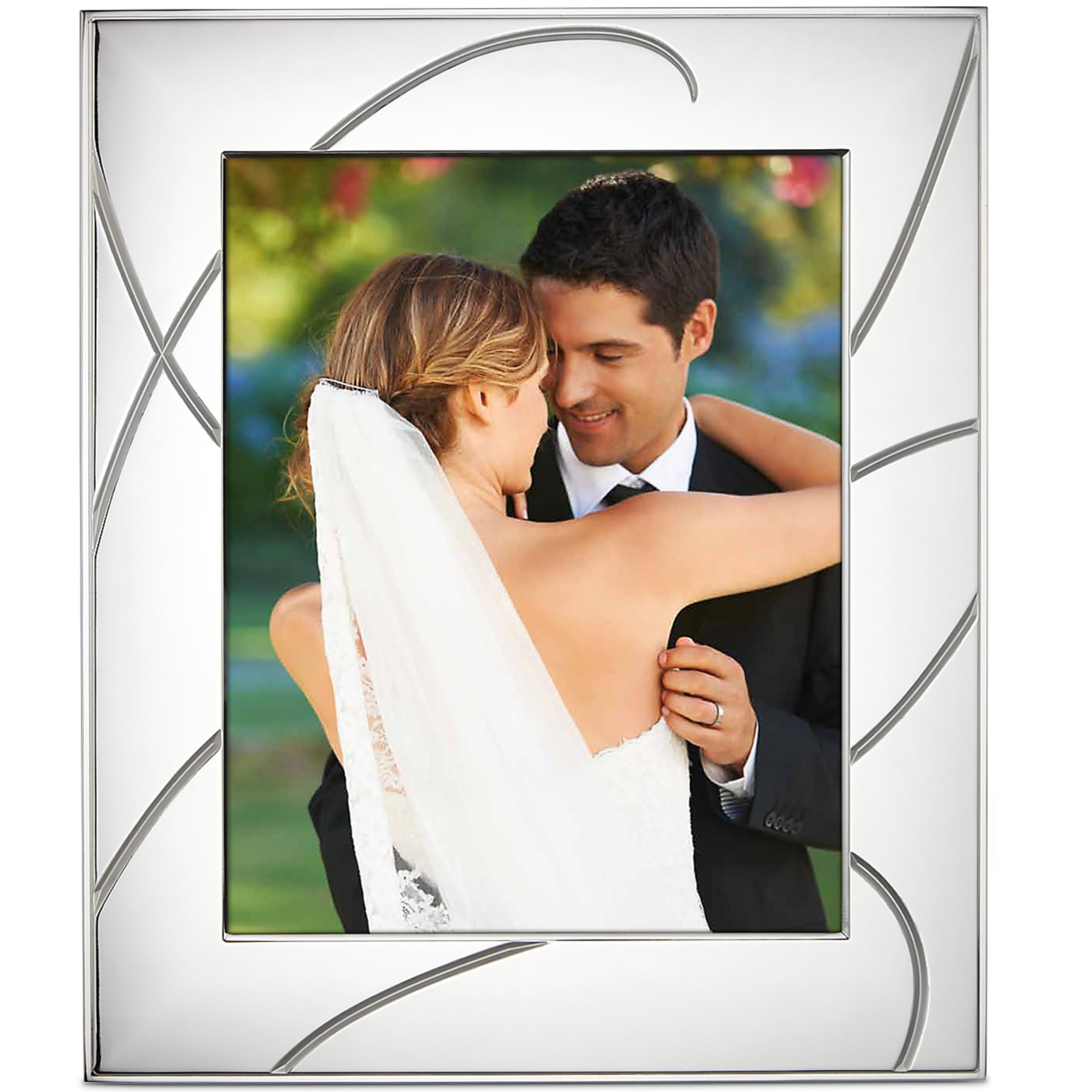 Lenox Bridal Adorn Frame, 8 by 10-Inch, Metallic