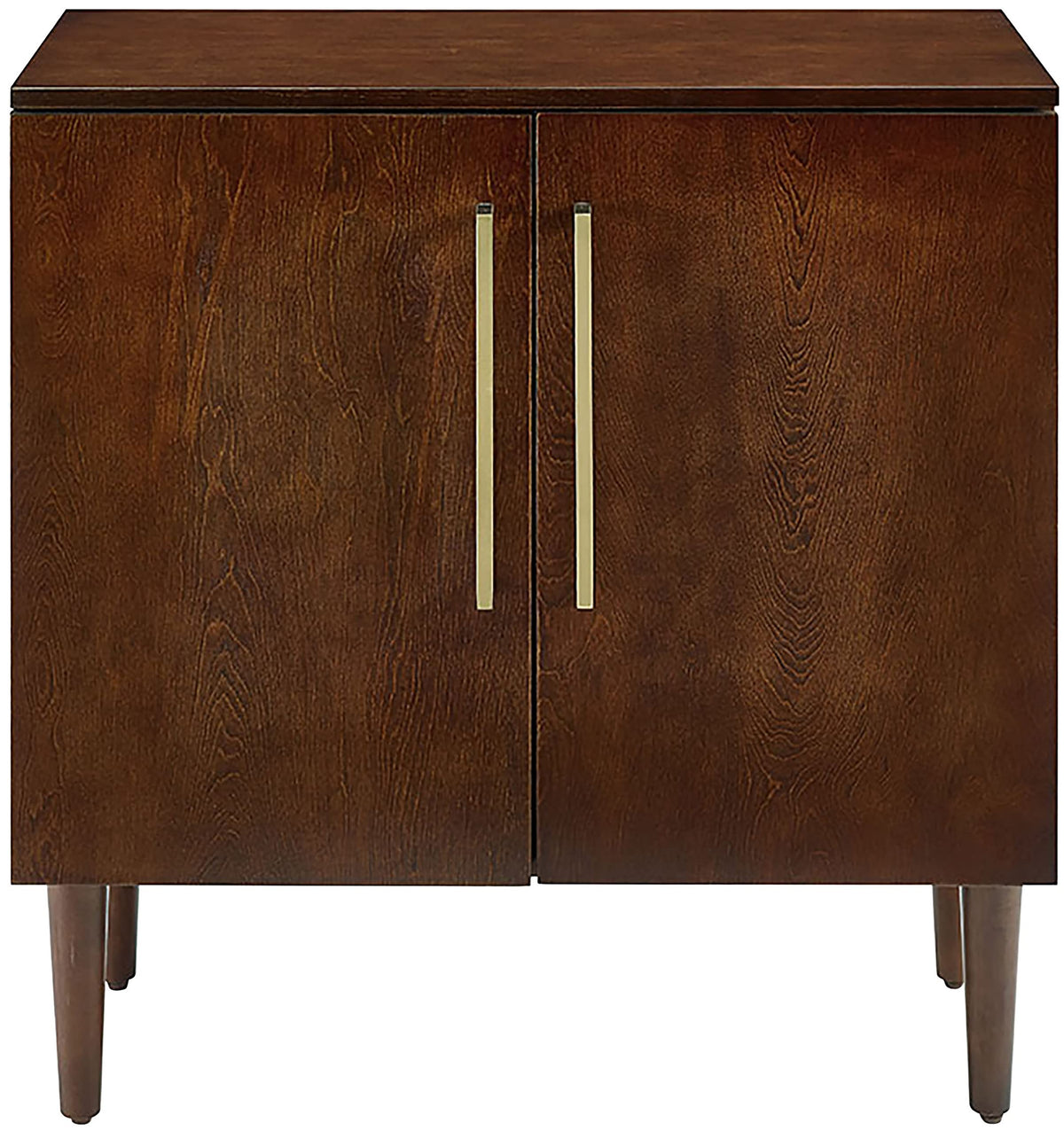 Crosley Furniture Everett Storage Cabinet And Record Player Stand With Vinyl Records Holder, Mahogany