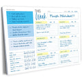 Weekly Planner Pad - Undated Planner - To Do List Notepad - Habit Tracker - 11 X 8.5' - 52 Tear-Off Sheets - Daily Planner Unda