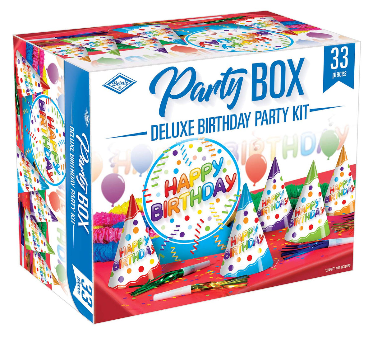 Deluxe Birthday Party Box Multicolor