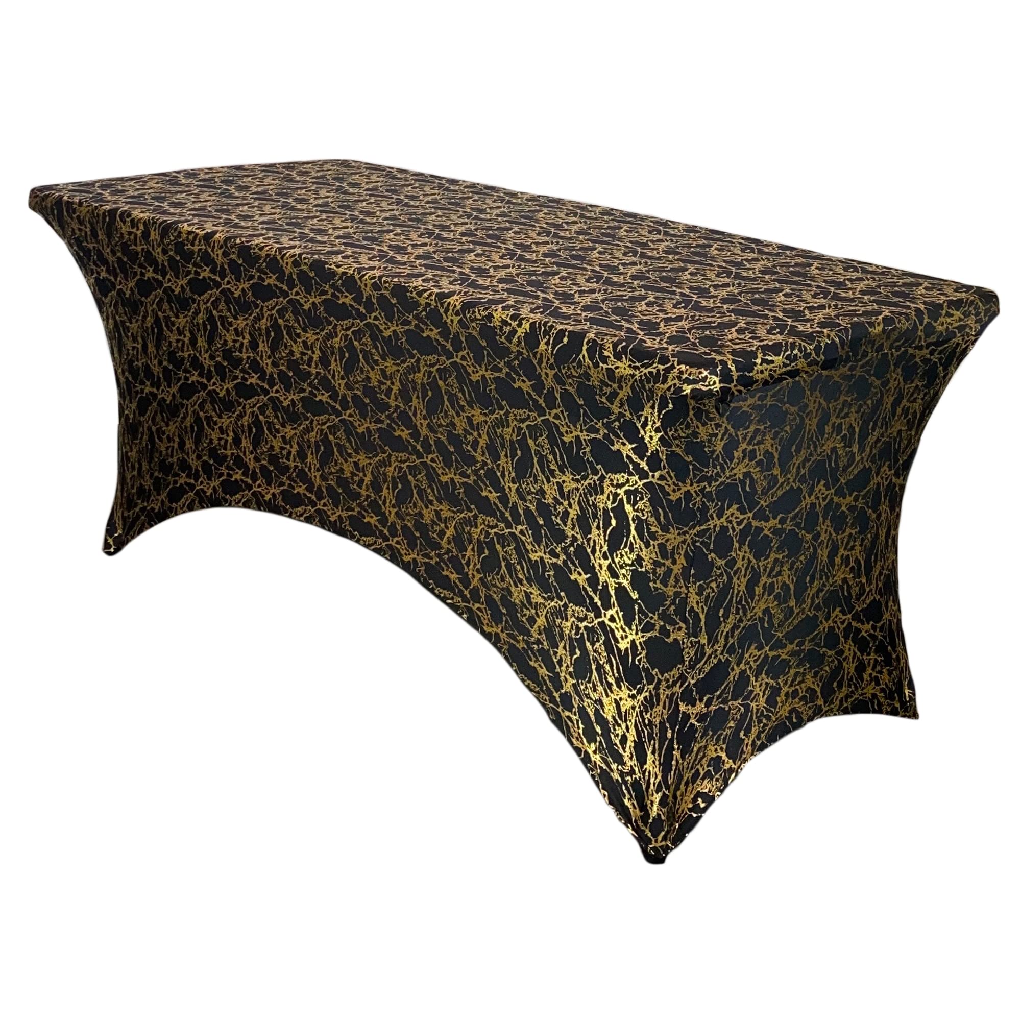 Your Chair Covers Rectangular Spandex Table Covers 8Ft Fitted Tablecloth Wedding Event Patio Table Decorations Elastic Fabric St
