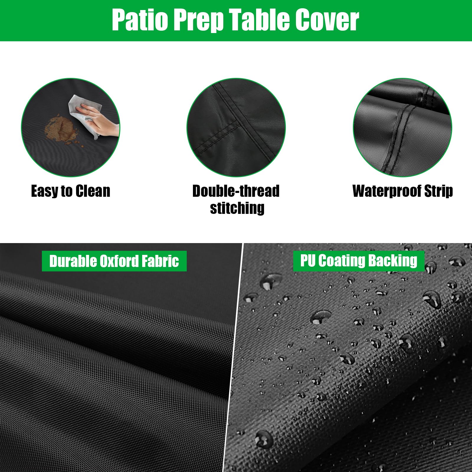 Jungda Outdoor Prep Table Cover,24 Inch Waterproof Stainless Steel Prep Cart Table Cover,Patio Kitchen Grill Bbq Food Prep Table Cover - 24 X 12 X 34 Inch
