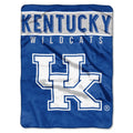 Northwest Ncaa Kentucky Wildcats Raschel Throw Blanket, 60'' X 80'', Basic