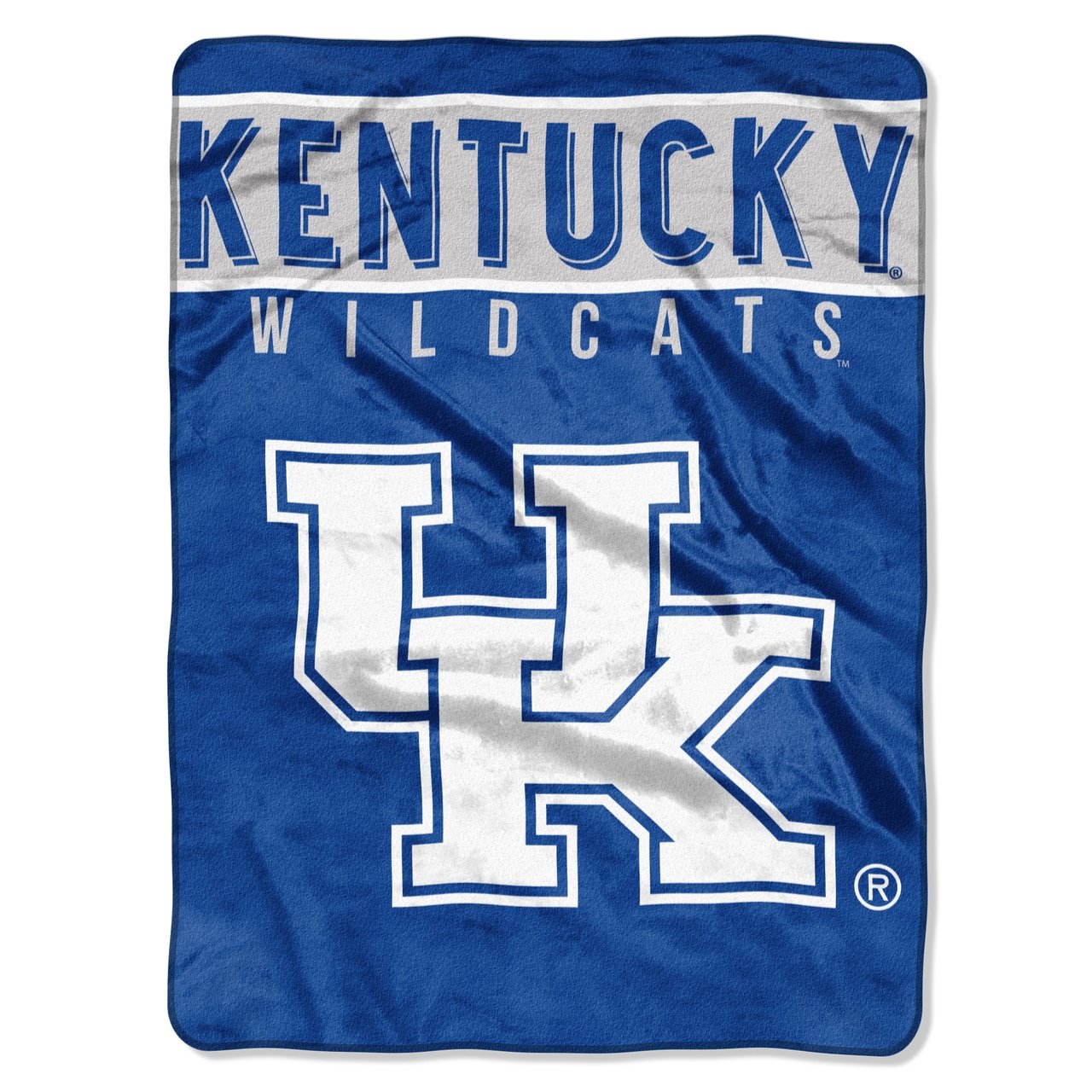 Northwest Ncaa Kentucky Wildcats Raschel Throw Blanket, 60'' X 80'', Basic