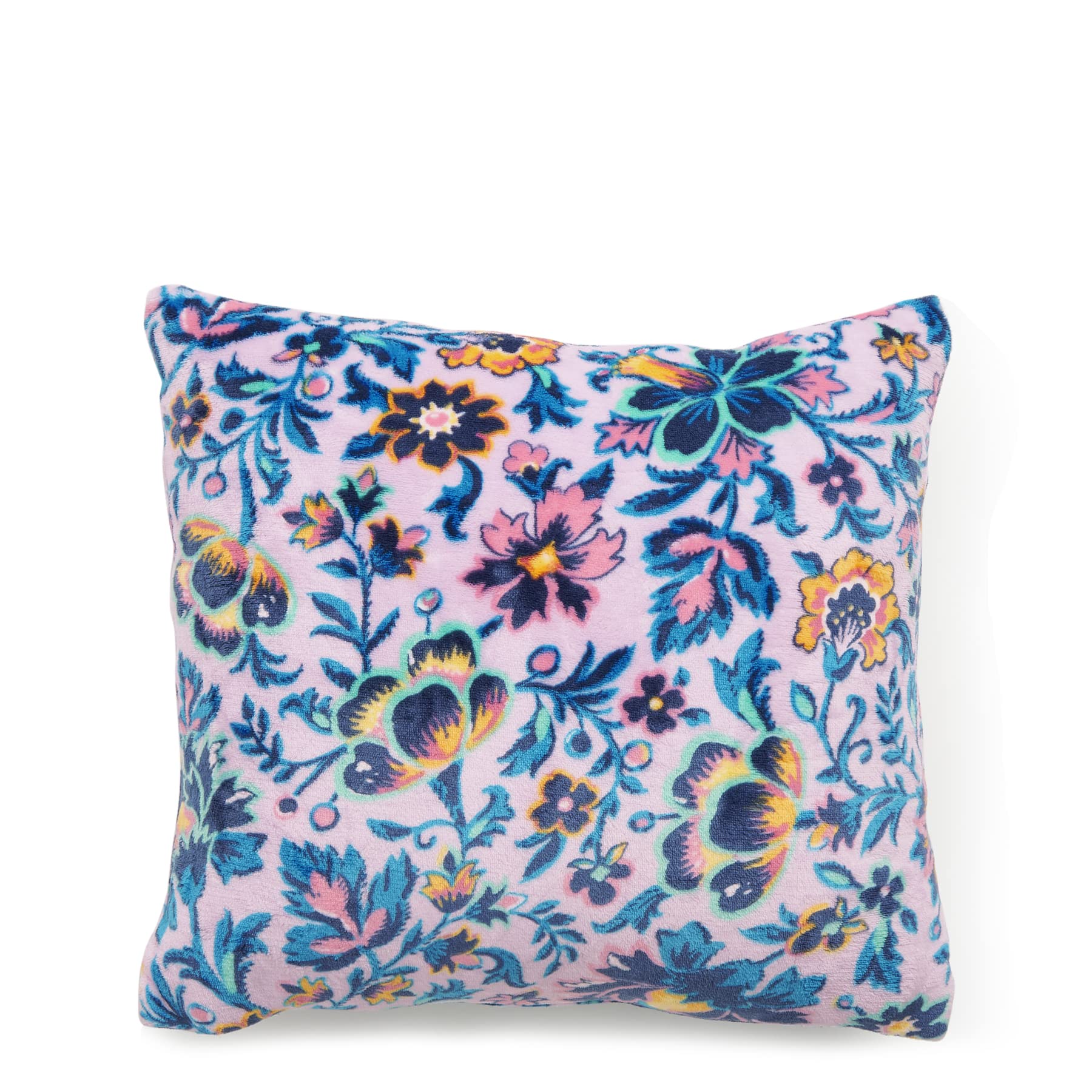 Vera Bradley Women'S Decorative Throw Pillow With Removeable Hypoallergenic Insert, Cloud Vine Multi, One Size
