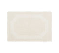 Laura Ashley Reversible Cotton 21 x 34 in. Bath Mat, Ivory