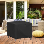 Jungda Outdoor Table Cover Square,37 Inch Waterproof Patio Square Table Covers,Heavy Duty Outdoor Small Furniture Cover - 37 X 37 X 28 Inch