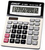Calculator, Standard Function Desktop Calculator With 12-Digit Large Lcd Display And Big Sensitive Computer Keys, Solar Battery
