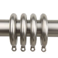Rod Desyne Decorative 1.75 inch Eyelet Rings, Satin Nickel