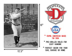 Desperate Enterprises Babe Ruth No Fear Retro Tin Sign 12x16 Red, White, and Blue