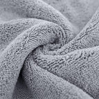 Polyte Microfiber Quick Dry Lint Free Bath Towel, 57 X 30 In, Pack Of 4 (Gray)