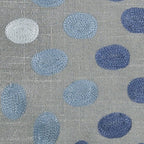 Rizzy Home T3070A Decorative Pillow, 18" x 18", Blue/Silver