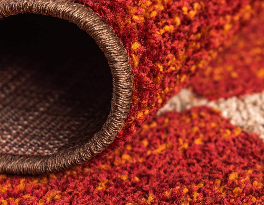 Unique Loom Autumn Collection Area Rug - Providence (5' 1'' Round, Multi/ Beige)