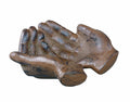 Cast Iron Hands Dish with Rust Finish