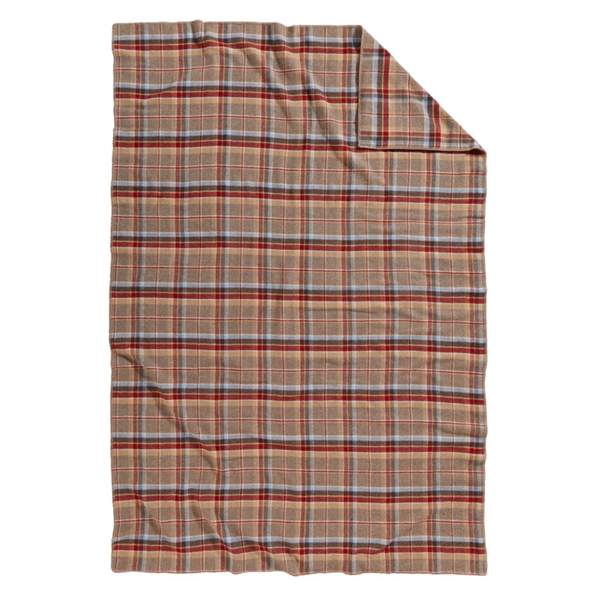 Pendleton Eco-Wise Wool Easy Care Queen Blanket, Red Jasper