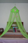 Octorose Butterfly Round Hoop Bed Canopy | Hanging Canopy Bed Decor | Fits Full Crib, Kids Beds, Twin, Queen, & King |Cute & Aes