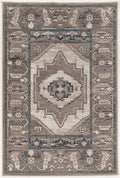 Linon Vintage Collection Serape Synthetic Rugs, 2 x 3, Gray