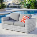 Modway EEI-4306-LGR-GRY Loveseat, Light Gray Gray
