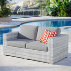 Modway EEI-4306-LGR-GRY Loveseat, Light Gray Gray