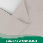 Biscaynebay Wrap Around Bed Skirts For King & Cal King Beds 16' Drop, Camel Grey Adjustable Elastic Dust Ruffles Easy Fit Wrinkle Resistant Silky Luxurious Fabric Machine Washable