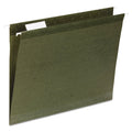 Universal 24113 Reinforced Recycled Hanging Folder, 1/3 Cut, Letter, Standard Green, 25/Box