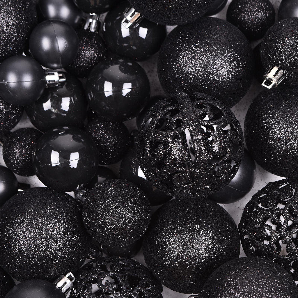 100Ct Christmas Balls Tree Ornaments, Shatterproof Halloween Tree Decorations Set With Reusable Hand-Held Gift Package For Holid